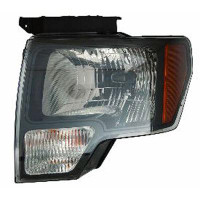 Head Lamp Driver Side Ford F150 Raptor 2010-2014 Svt Raptor Model Smoked With Black Border Capa , Fo2502289C