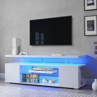 Ivy Bronx TV Stand For 70 Inch TV LED Gaming Entertainment Center Media Storage Console Table With Large Sliding Drawer