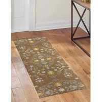 Canora Grey BOHO COTTAGE KILIM Indoor Floor Mat By Canora Grey Rectangle in , Tan