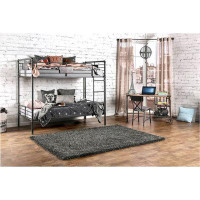 Isabelle & Max™ Metal Twin Over Twin Bunk Bed In Antique Black