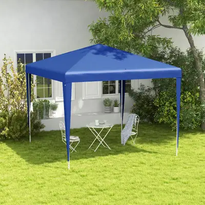 Party Tent 106.3" L x 106.3" W x 100.4" H Blue