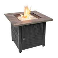 Endless Summer Endless Summer, The Olivia, 30" Square LP Gas Fire Pit