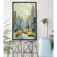 Made in Canada - Ebern Designs 'Manhattan Sketches II V' Acrylic Painting Print on Canvas