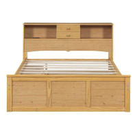 Red Barrel Studio Wood Pltaform Bed With Trundle