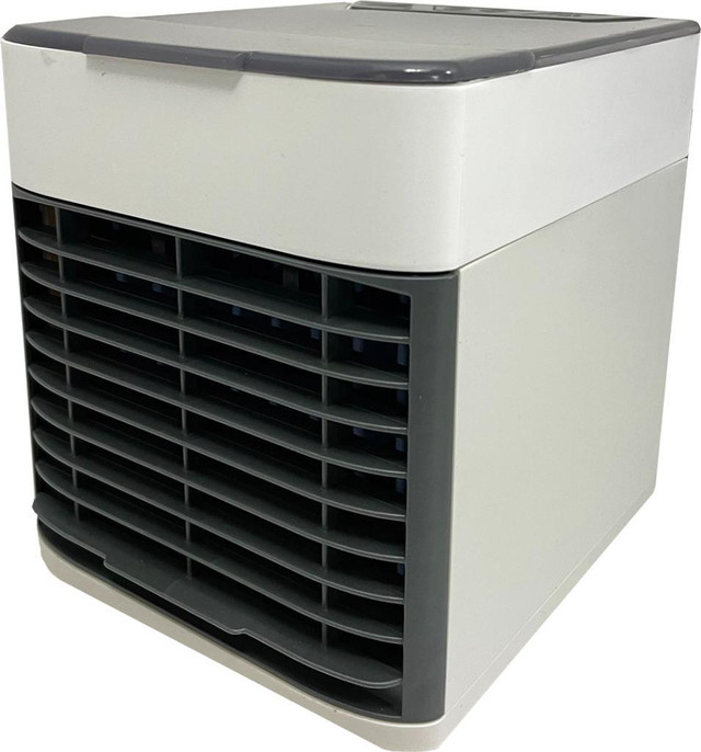 DESKTOP-SIZE EVAPORATIVE AIR COOLER -- Big Box price $48.64 -- Amazon.ca price $59.99 -- Our price only $34.95! in Other