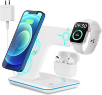 3 in 1 Fast Wireless Charger &amp; Wireless Fast Charging Car Mount