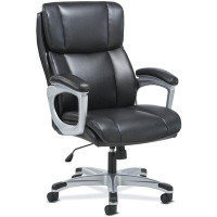 Basyx by HON Sadie 3-Fifteen Executive Leather Chair