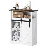 Gracie Oaks Small Storage Cabinet With Adjustable Shelves For Bathroom
