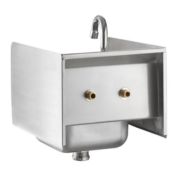 12 x 16 Wall Mounted Hand Sink with Gooseneck Faucet and Side Splash in Other Business & Industrial - Image 3