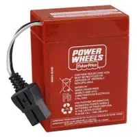*6 Volt Red FISHER PRICE POWER WHEELS BATTERY