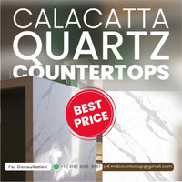 Marble Textures Calacatta Quartz Countertops