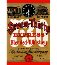 Buyenlarge 'Seven-Thirty Express Blended Whiskey' Vintage Advertisement