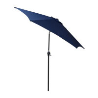 Ebern Designs Elegant 9ft Navy Blue Outdoor Patio Umbrella - Durable, Weather-resistant Design For Sun Protection