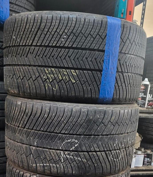USED PAIR OF WINTER MICHELIN 295/30R20 95% TREAD WITH INSTALL. in Auto Body Parts in City of Toronto