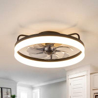 Wrought Studio 20" Led Ceiling Fans With Light Kit And Remote Control