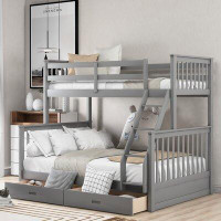 Sand & Stable™ Baby & Kids Pell 2 Drawer Platform Bunk Bed