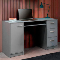 Latitude Run® 54'' W Rectangle Computer Desk with and Cabinet