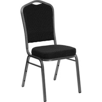 NEW STACKABLE BANQUET CHAIRS BLACK DOT PATTERN GS628B