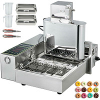 4 Rows Commercial Heavy Duty Electric Automatic Mini Donut Machineer Fryer - FREE SHIPPING