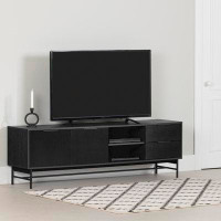 South Shore Arlo 65" 2-Drawer TV Stand With Ribbed Doors