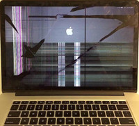 ** Macbook PRO AIR RETINA 11 13 15 17 cracked damaged lcd screen display repair**