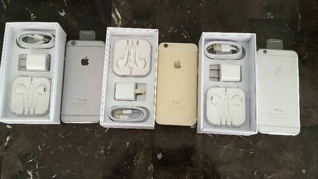 iPhone 6 6 PLUS + 16GB 64GB CANADIAN MODELS NEW CONDITION WITH ACCESSORIES 1 Year WARRANTY INCLUDED ***UNLOCKED*** in Cell Phones in Ontario - Image 2