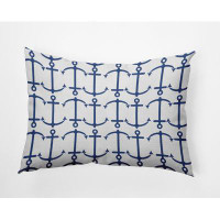 Breakwater Bay Anchor Pattern Polyester Decorative Pillow Rectangular