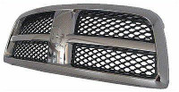 Grille Ram 1500 2011-2012 Chrome Front With Black Honeycomb Insert , CH1200347