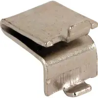 Prime-Line Nickel Plated Metal Strip Lock Style Shelf Bracket , Knape And Vogt (8-Pack)