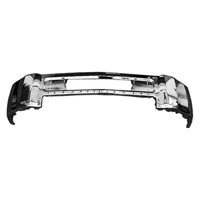 Chrome Chevrolet Silverado 2500/3500 CAPA Certified Front Bumper Without Sensor Holes & Without Fog Light Holes - GM1002