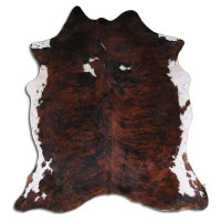 Foundry Select NATURAL HAIR ON COWHIDE EXOTIC WHITE BELLY BACKBONE 3 - 5 M GRADE A