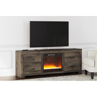 Signature Design by Ashley Trinell TV Stand With Electric Fireplace