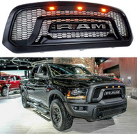 NEW RAM GRILL 2013-2018 REBEL STYLE MESH GRILL 3 AMBER GR005