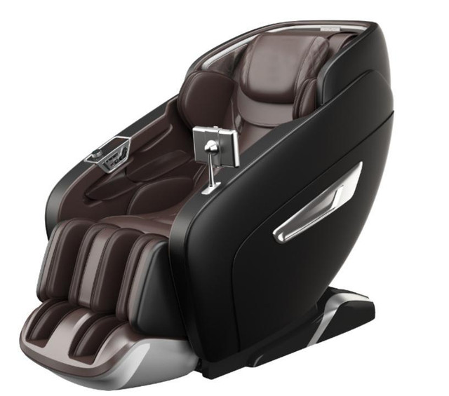 NEW 3D DELUXE MASSAGE CHAIR FULL BODY BLUETOOTH REMOTE BROWN AMR3DBR in Other in Alberta