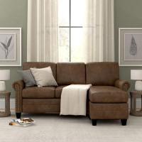 Lark Manor 75.5" Wide Reversible Modular Sofa & Chaise
