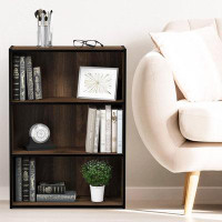 Latitude Run® 3-Tier Open Shelf Bookcase