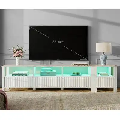 Il s'agit d'un meuble télé de style moderne. Son design est simple et exquis ce qui est très appropr...