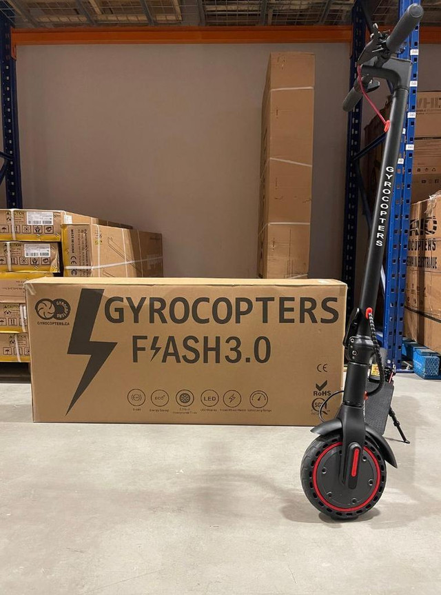 WAREHOUSE SALE-Electric Scooter Gyrocopters Flash 3.0- $299.99 in eBike in North Shore - Image 3
