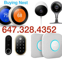 Wanted -Buying new sealed Nest Thermostat, Camera, Macbook, Surface Pro .Call 647.328.4352.