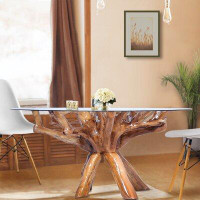 Union Rustic Otto Solid Wood Dining Table