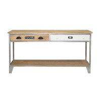 Gracie Oaks Chadwic Solid Wood Desk