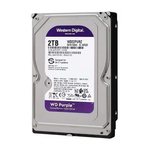 2TB WD Purple Surveillance Hard Drive by Western Digital - 3.5 SATA in Security Systems - Image 2
