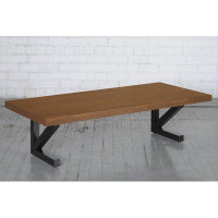 John Strauss Furniture Design, Ltd. Lake Shore Solid Wood Sled Coffee Table