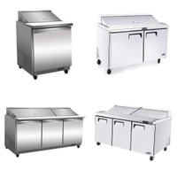 Brand New Single Door Sandwich Prep Table- Sizes Available