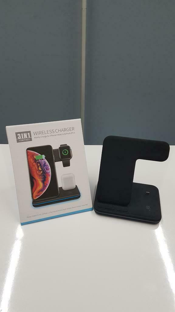 3-in-1 Fast Wireless Charger!!! For all compatible iPhone, Samsung, Huawei, LG, Pixel Phones in Cell Phone Accessories in Prince Edward Island