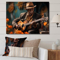 Winston Porter Orange Cuban Music Essence - Music Canvas Wall Art