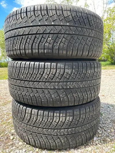 3 Used 265/45/20 Michelin Pilot Alpin 5 SUV Tires For $299 Firm