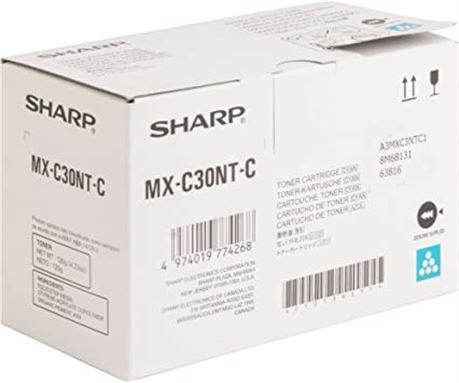 Brand New Original Sharp MX-C30NTC MXC30NTC Cyan Laser Toner Cartridge MX-C250 in Printers, Scanners & Fax in Ontario