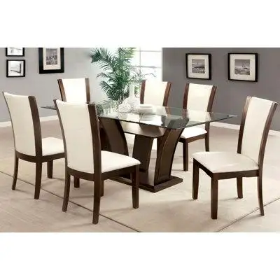 Wade Logan Lincolnville 7-Piece Dining Table Set