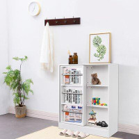 Latitude Run® Modern White Bookcase